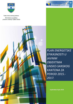 Plan energetske efikasnsoti Unsko sanskog kantona