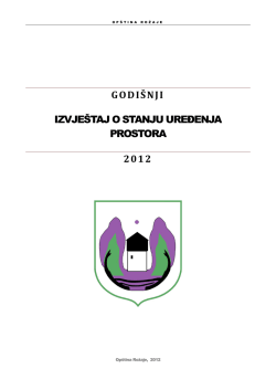 (Godi&scaron;nji izvje&scaron;taj o stanju uređenja prostora 2012 finiish)