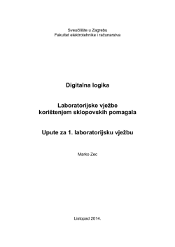 Upute za 1. laboratorijsku vježbu