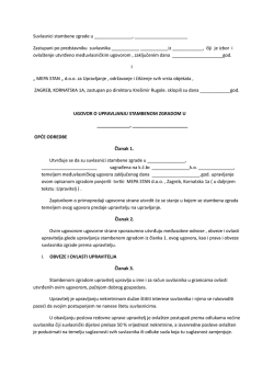 Suvlasnici stambene zgrade u , Zastupani po predstavniku