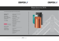 Planer krovova 2014.