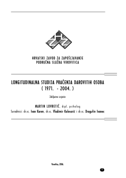 Longitudinalno istraživanje praćenja darovitih osoba