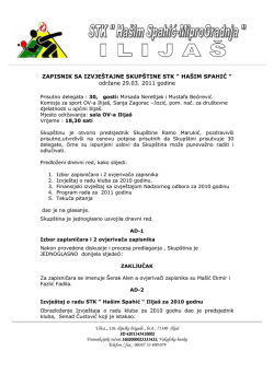 Ovdje možete preuzeti zapisnik sa održane skup&scaron;tine.