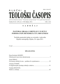 RTČ 1-2012 (39) - PDF izdanje cijelog broja