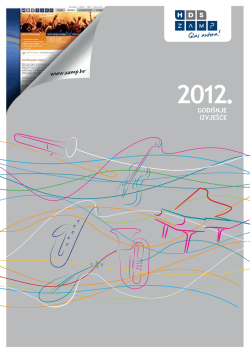 Godi&scaron;nje izvje&scaron;će 2012.