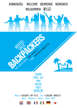 kako do nas.ai - Hostel Split backpackers