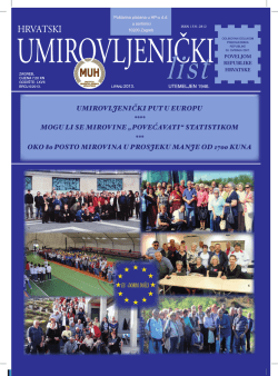 HRVATSKI - Matica umirovljenika Hrvatske