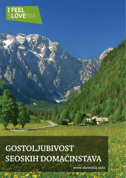 Gostoljubivost seoskih Domaćinstava
