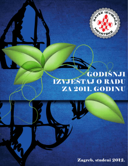 godi&scaron;nji izvje&scaron;taj o radu za 2011. godinu