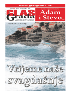 1 GlasGrada - 409 - petak 18. 1. 2013.