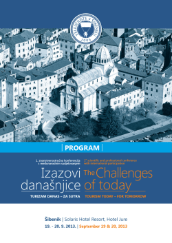 Program konferencije - Konferencija