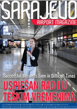 UVODNIK1:Layout 1.qxd - Sarajevo International Airport