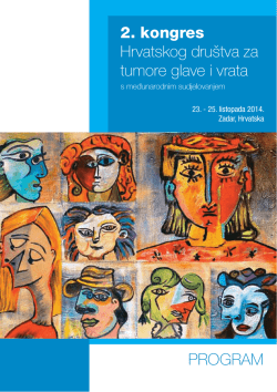 2. kongres Hrvatskog dru&scaron;tva za tumore glave i vrata