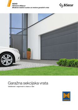 Garažna sekcijska vrata