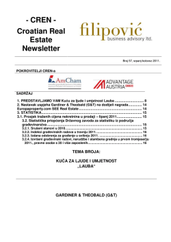 - CREN - Croatian Real Estate Newsletter