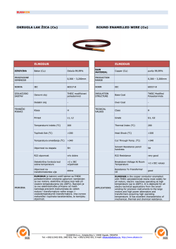 okrugla lak žica elmodur