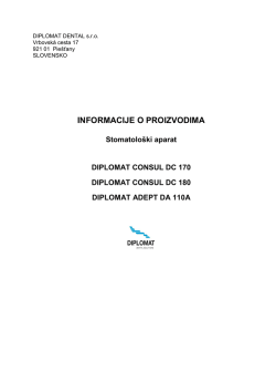 INFORMACIJE O PROIZVODIMA