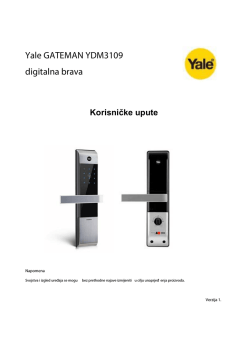 Yale YDM 3109 - 1 Klik - Informatička rješenja