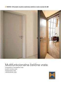 Multifunkcionalna čelična vrata
