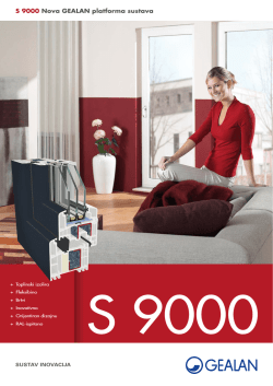 Brochure S 9000 system / GEALAN