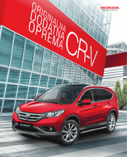 CR-V dodatna oprema