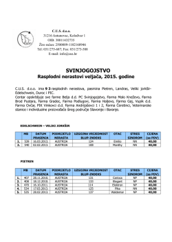 Ponuda tekućeg nerastovskog sjemena