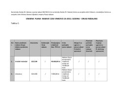 Izmjena plana nabave - Centar za socijalnu skrb Vinkovci