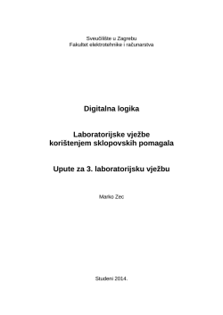Upute za 3. laboratorijsku vježbu
