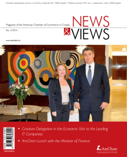 • Croatian Delegation in the Economic Visit to the
