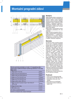 3. Montažni pregradni zid