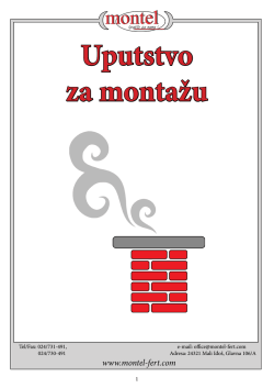 Uputstvo za montažu