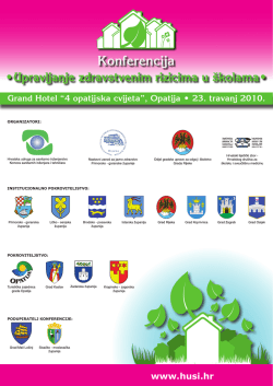 PDF, 1.33 MB - HUSI hrvatska udruga za sanitarno inženjerstvo