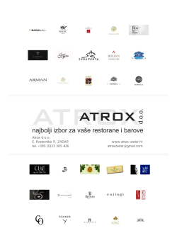 Katalog vina - Atrox Zadar