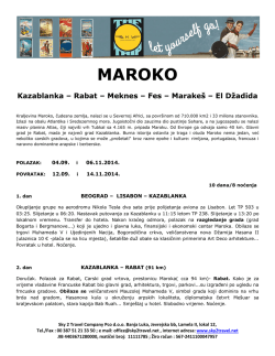MAROKO - sky2travel