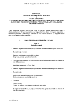 protokol između vlade republike austrije i vlade crne gore o