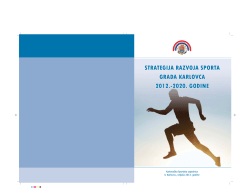 strategija razvoja sporta grada karlovca 2012.