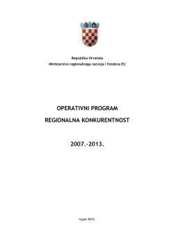 Operativni program regionalna konkuretnost