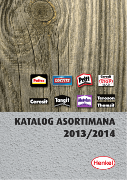 KATALOG ASORTIMANA 2013/2014 - Ceresit