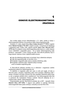 OSNOVE ELEKTROMAGNETSKOG ZRAČENJA