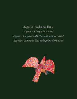 Bajka na dlanu - Turistička zajednica Krapinsko