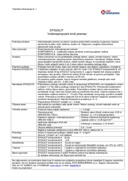 STIGOLIT Vodonepropusni kruti premaz