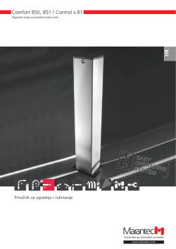Comfort 850, 851 / Control x.81