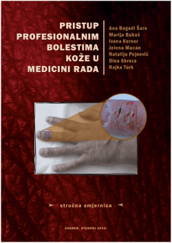Pristup profesionalnim bolestima kože u medicini rada