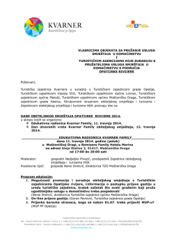 POZIV (pdf) - TZ Mo&scaron;ćenička Draga