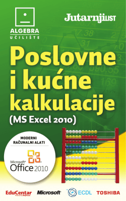 MS Excel 2010 - Jutarnji list