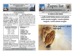 Župni list - Svetište Studenci