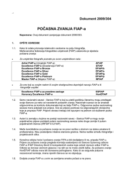 POČASNA ZVANJA FIAP-a