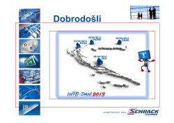 Dobrodo&scaron;li - Schrack Technik