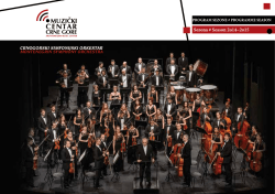Sezona # Season 2o14&minus;2o15 - Muzički centar Crne Gore