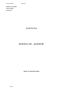 Statut kluba 2014